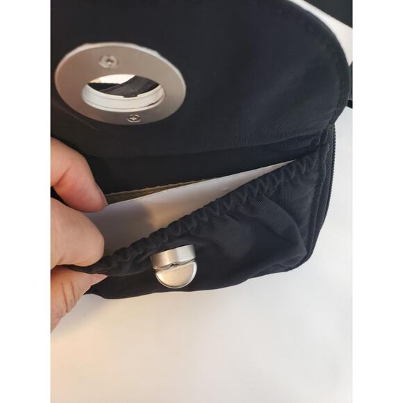 Baggallini Crossbody Wallet Womens One Size Black Brisbane Water-Resistant Nylon - Picture 13 of 13